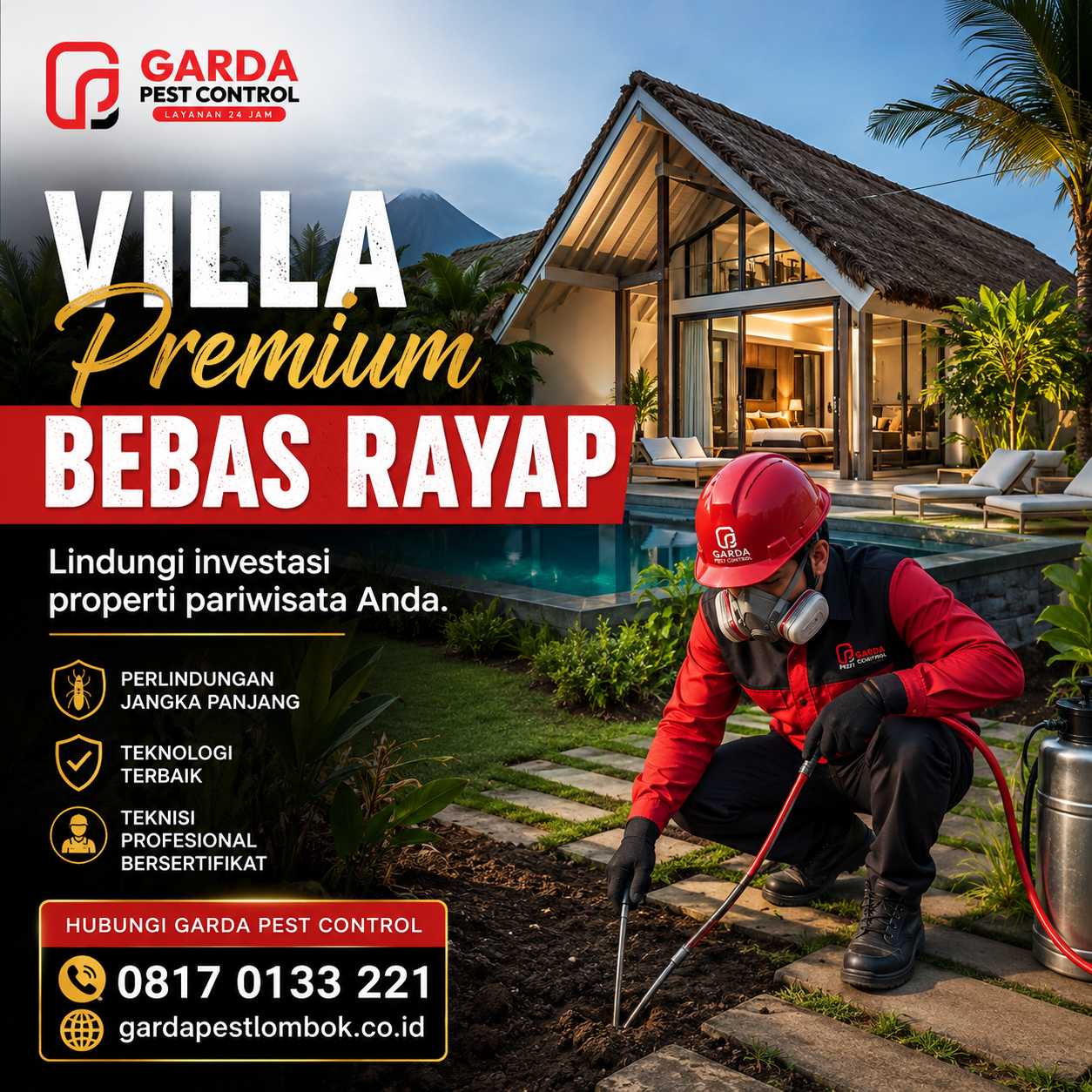 Melindungi Investasi Anda: Jasa Anti Rayap untuk Villa dan Hotel di Lombok