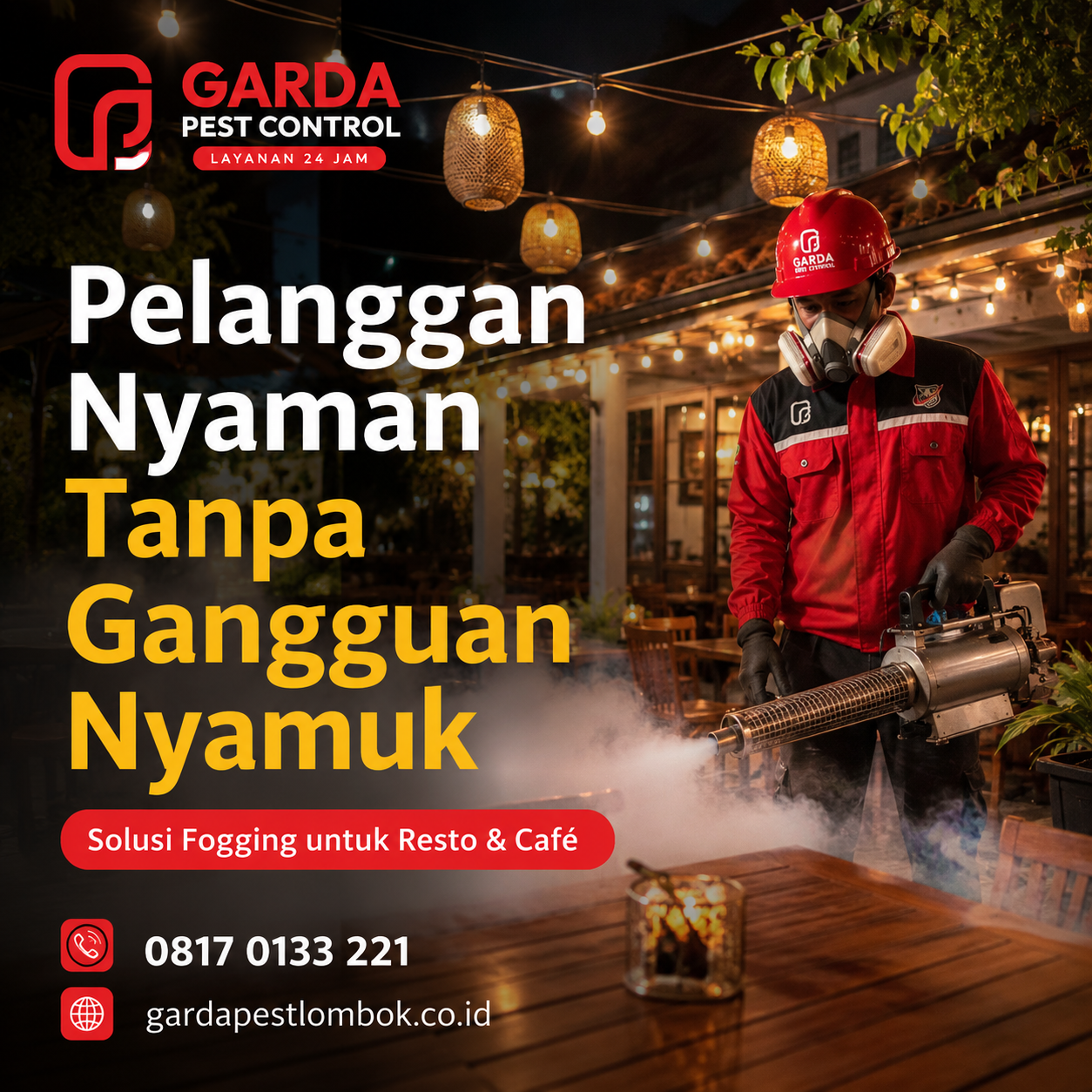 Jasa Fogging Nyamuk di Lombok Barat Spesialis Basmi DBD