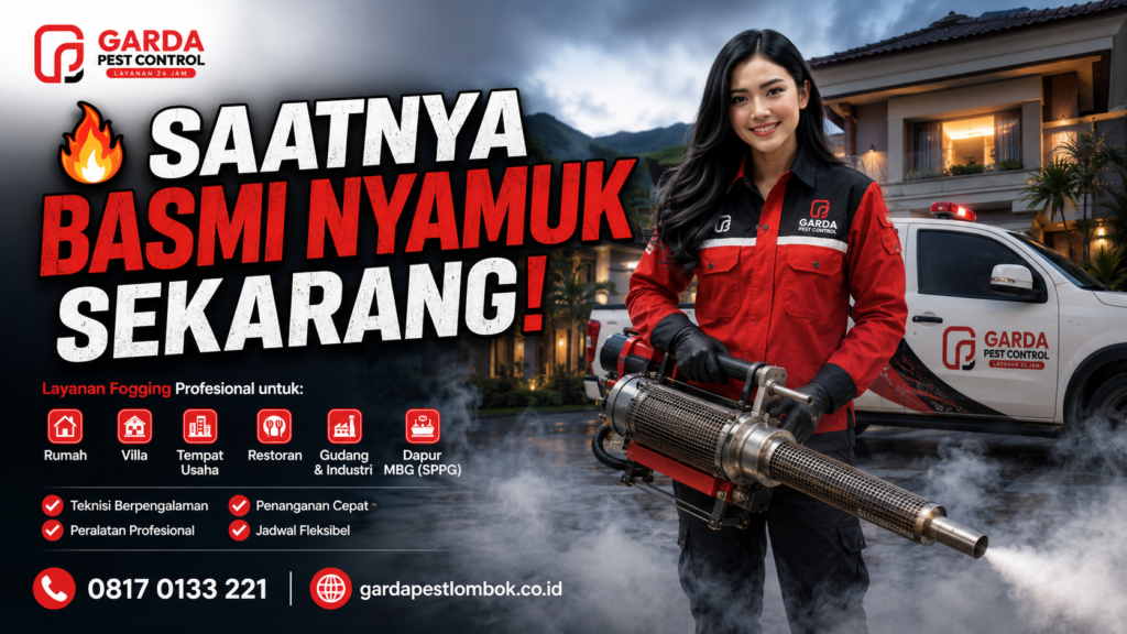 Jasa Fogging di Lombok Timur Spesialis Nyamuk DBD