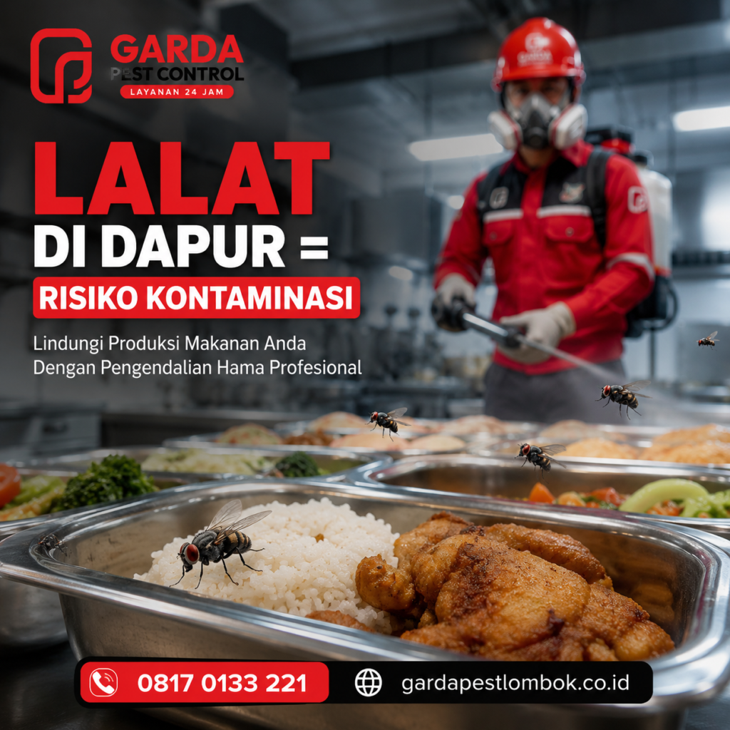 Jasa Pembasmi Lalat di Lombok Barat Untuk Dapur MBG