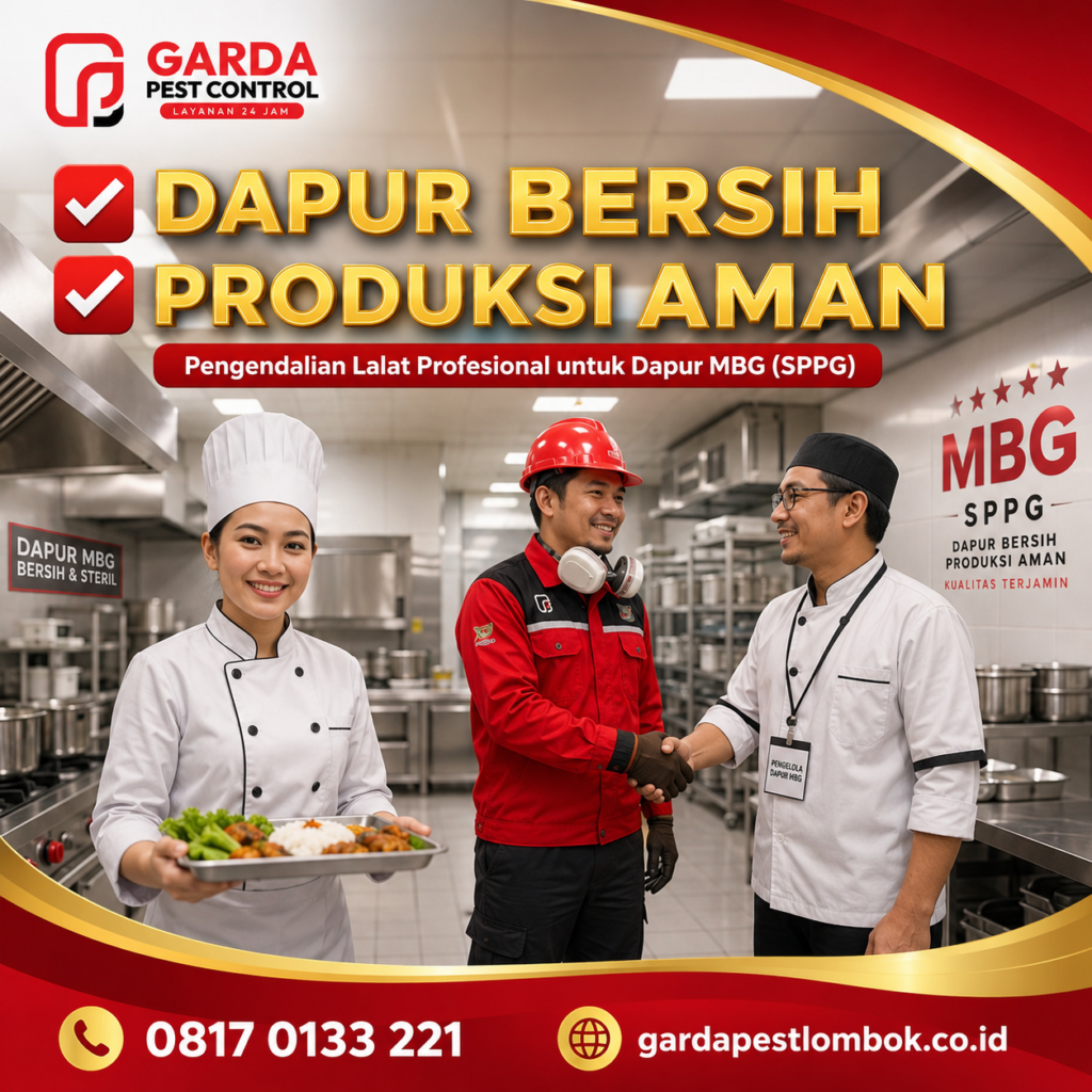 Jasa Pembasmi Lalat di Lombok Barat Untuk Dapur MBG