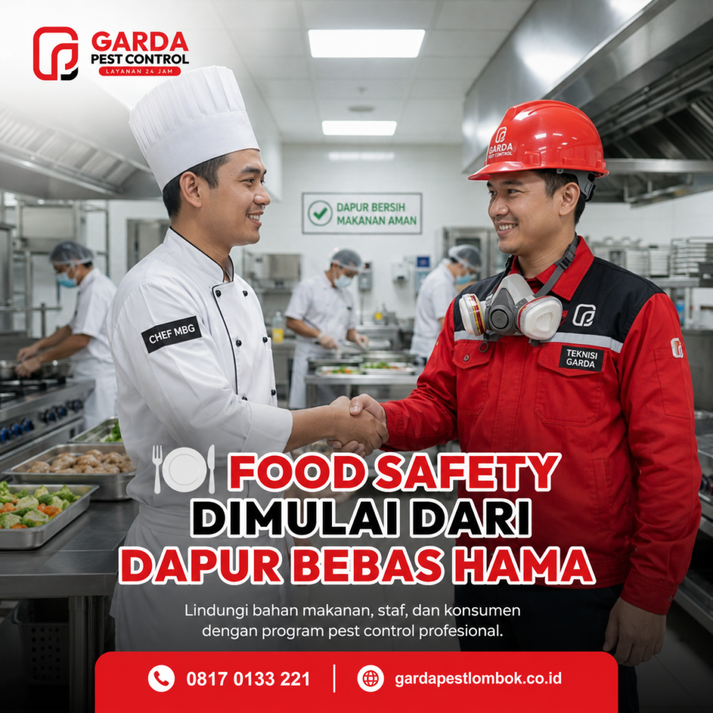 Jasa Pest Control Dapur MBG (SPPG) di Lombok Mataram