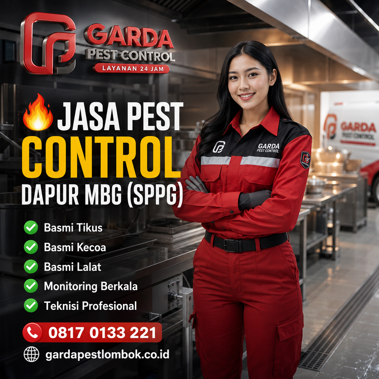 Layanan 24 Jam Pest Control di Mataram Lombok