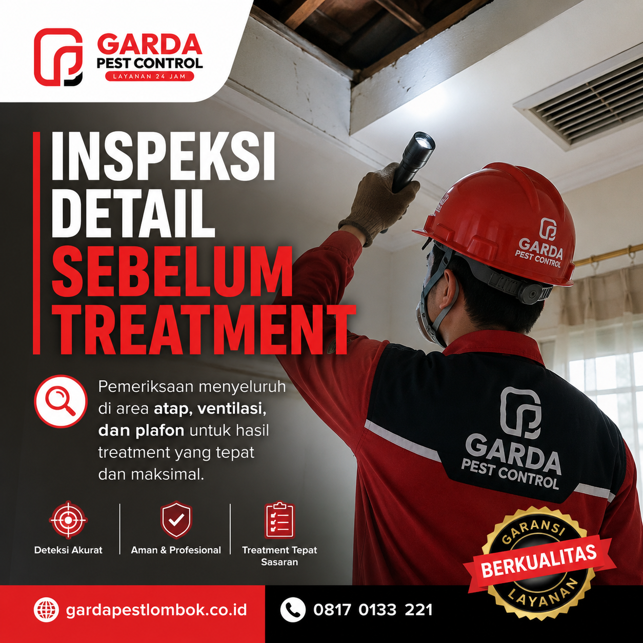 Jasa Pembasmi Tawon Terdekat Mataram: Solusi Cepat dan Aman dari Garda Pest Control Lombok