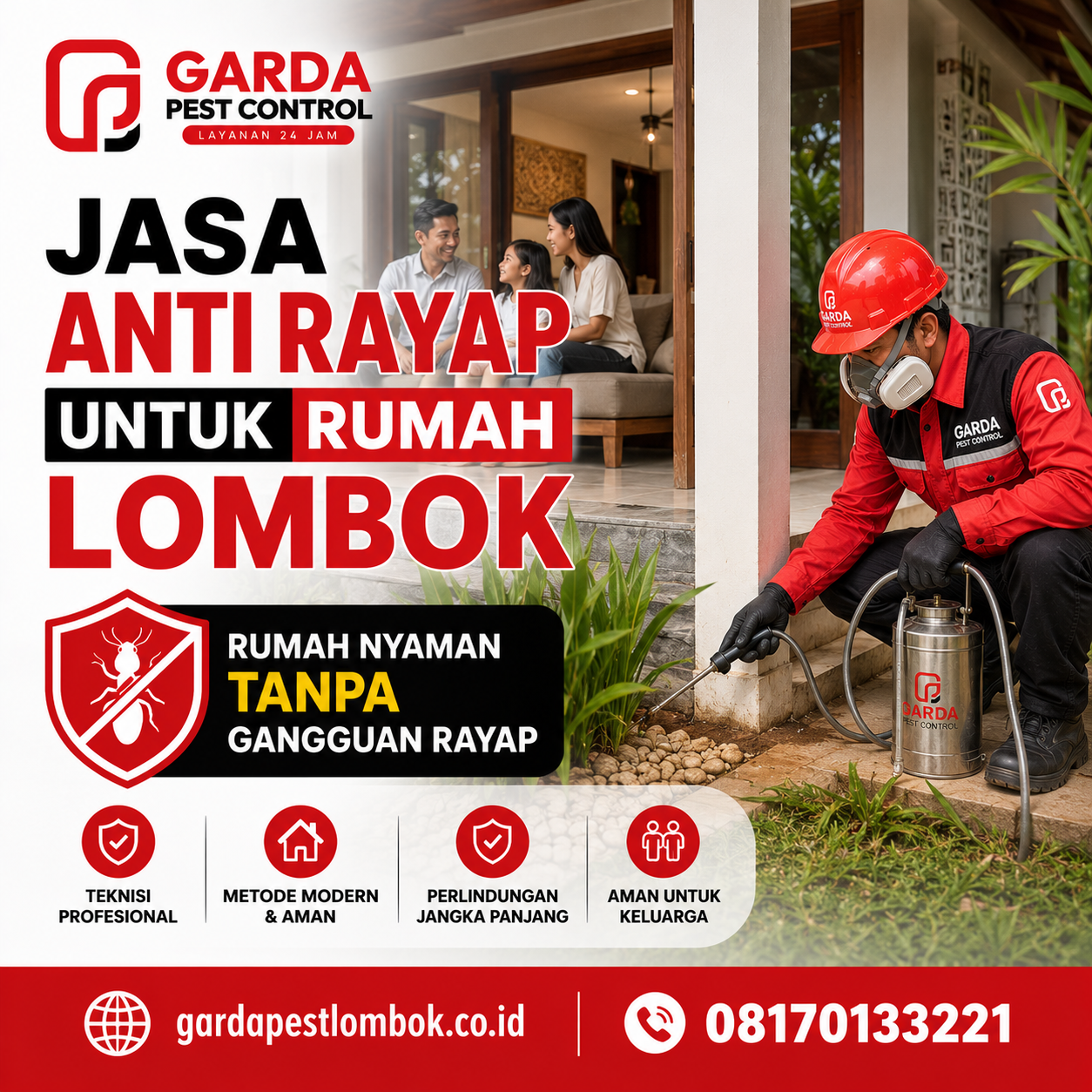 Jasa Anti Rayap Pra Konstruksi Lombok Sebelum Membangun Properti
