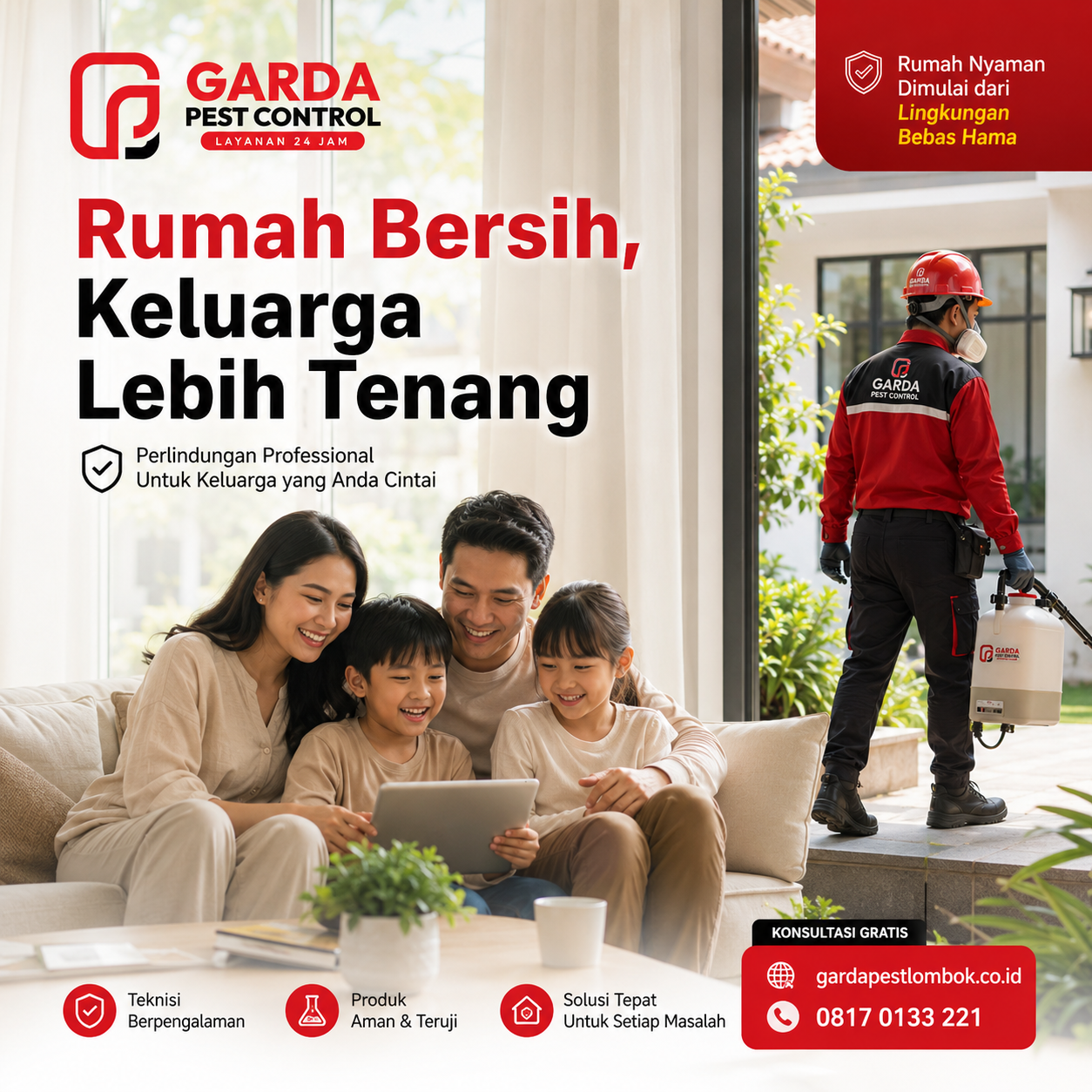 Jasa Pest Control Lombok Profesional: Lindungi Properti Anda dengan Garda Pest Control