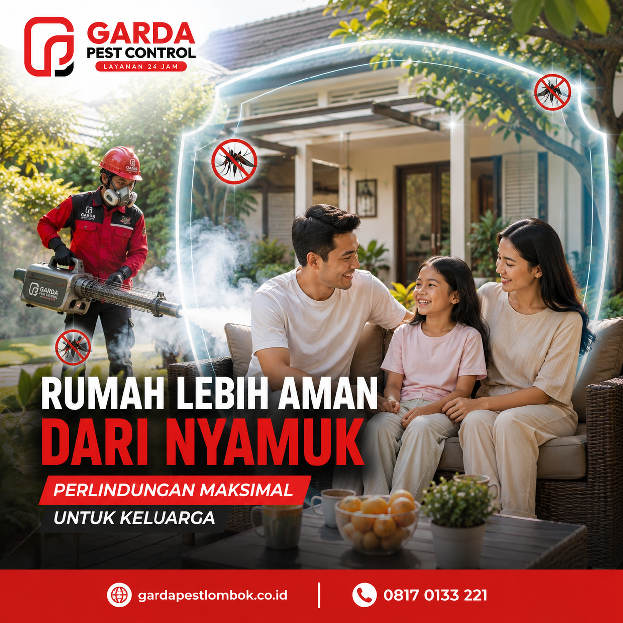 Jasa Fogging Nyamuk untuk Hotel dan Villa Lombok Terpercaya