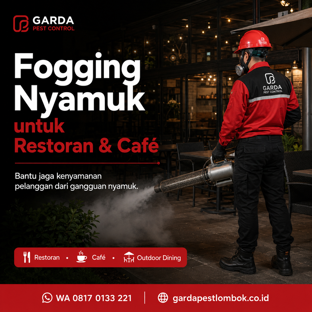 Layanan Jasa Fogging Nyamuk untuk Villa dan Hotel di Lombok: Terpercaya & Profesional