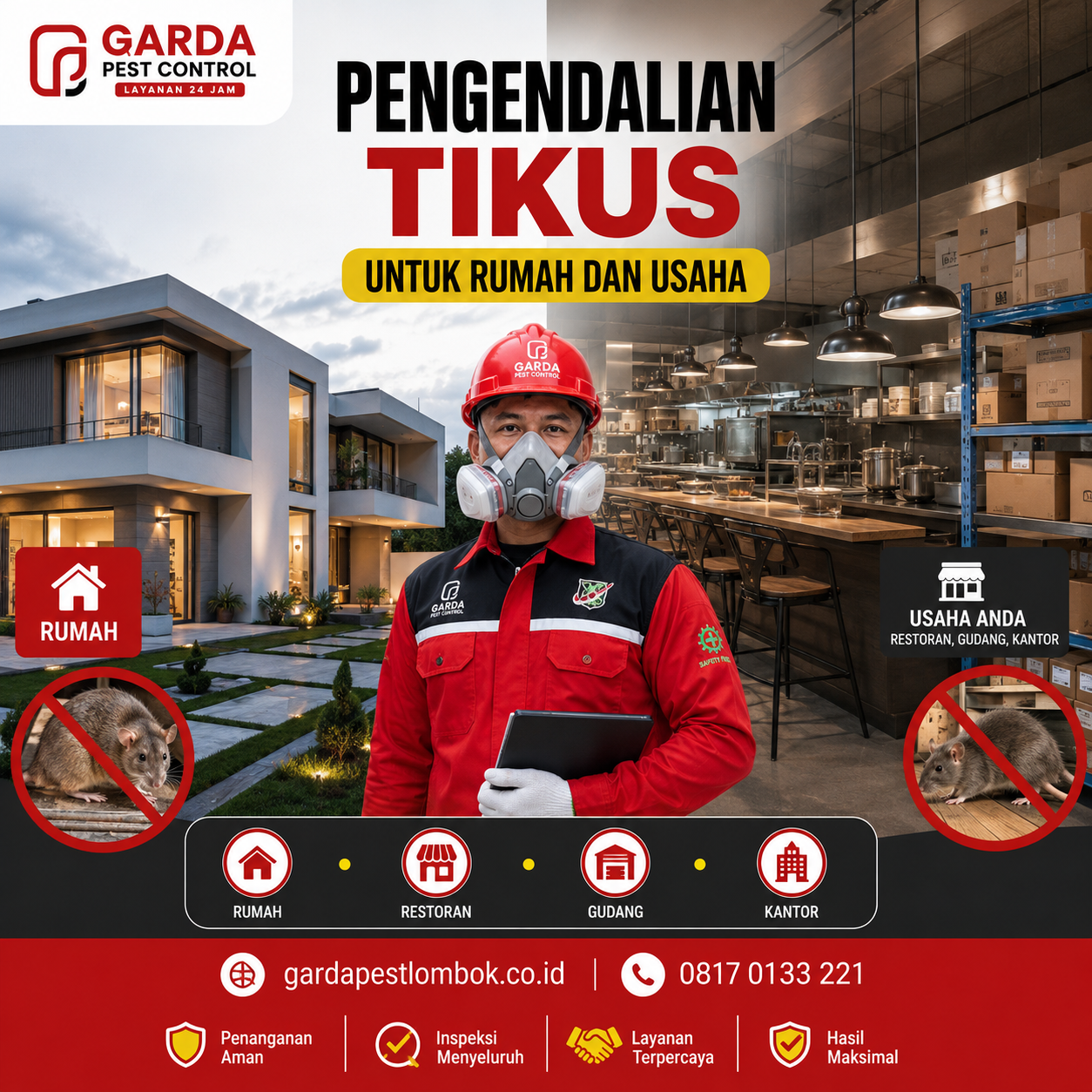 Jasa Pembasmi Tikus Mataram Lombok Terpercaya untuk Rumah dan Bisnis